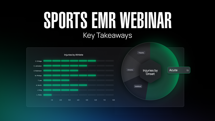 Unlocking the Power of an Integrated Sports EMR: Webinar Takeaways
