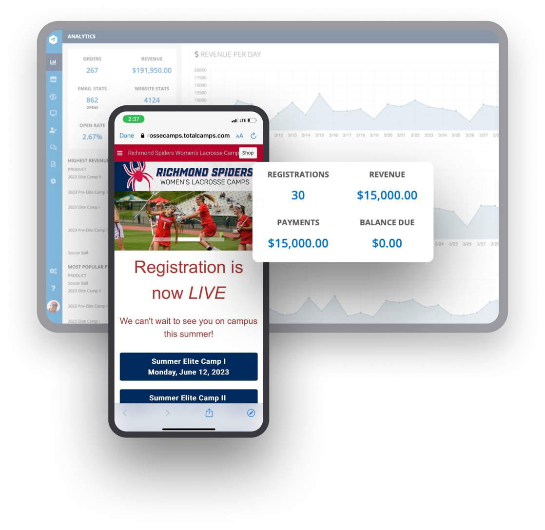 Streamline Camp Management. Drive Revenue.