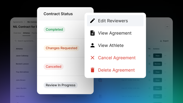 Contract Review Workflow in GM