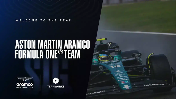 Aston Martin Aramco Formula One® Team Partners with Teamworks