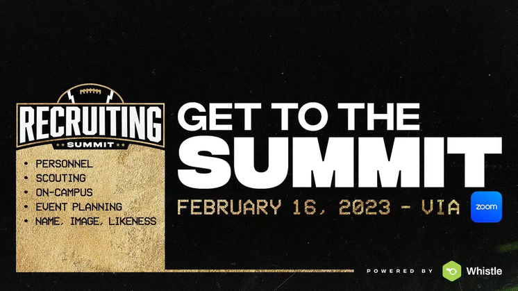Whistle Recruiting Summit: Register Today