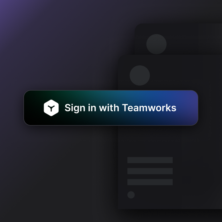 Sign in with Teamworks