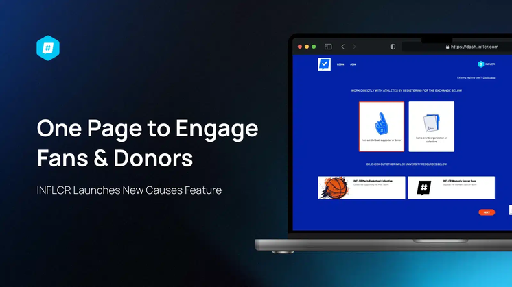 One Page to Engage Fans & Donors: New INFLCR Causes Feature
