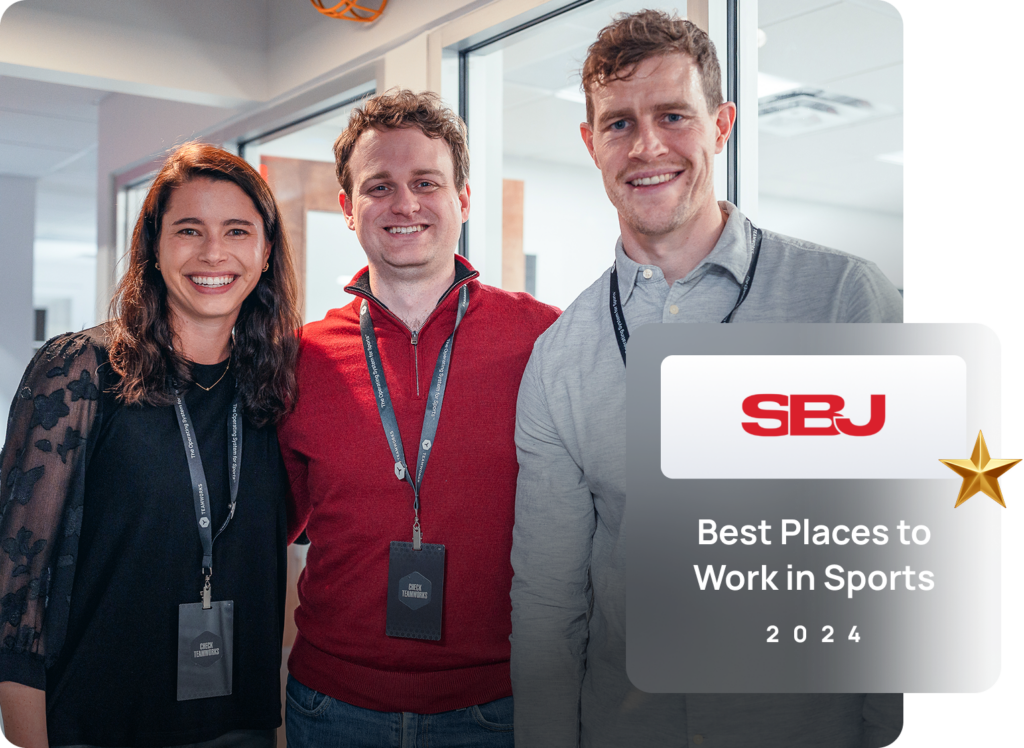 Voted Best Place to Work in Sports