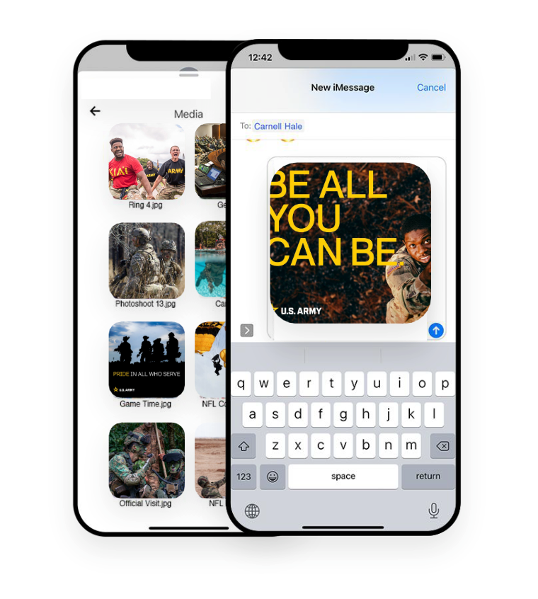 Teamworks Recruiting Communication mobile messaging